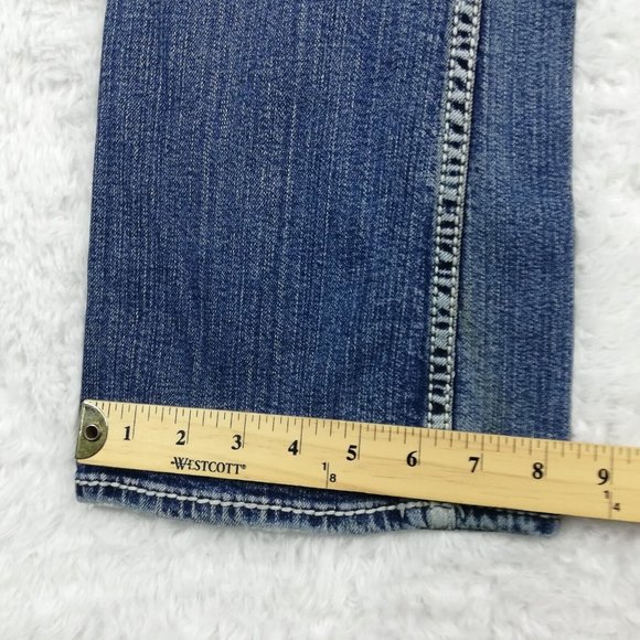 Silver Womens Jeans Suki Surplus Boot Cut Blue Denim Stone Wash Flap Pocket 28 - Picture 12 of 15